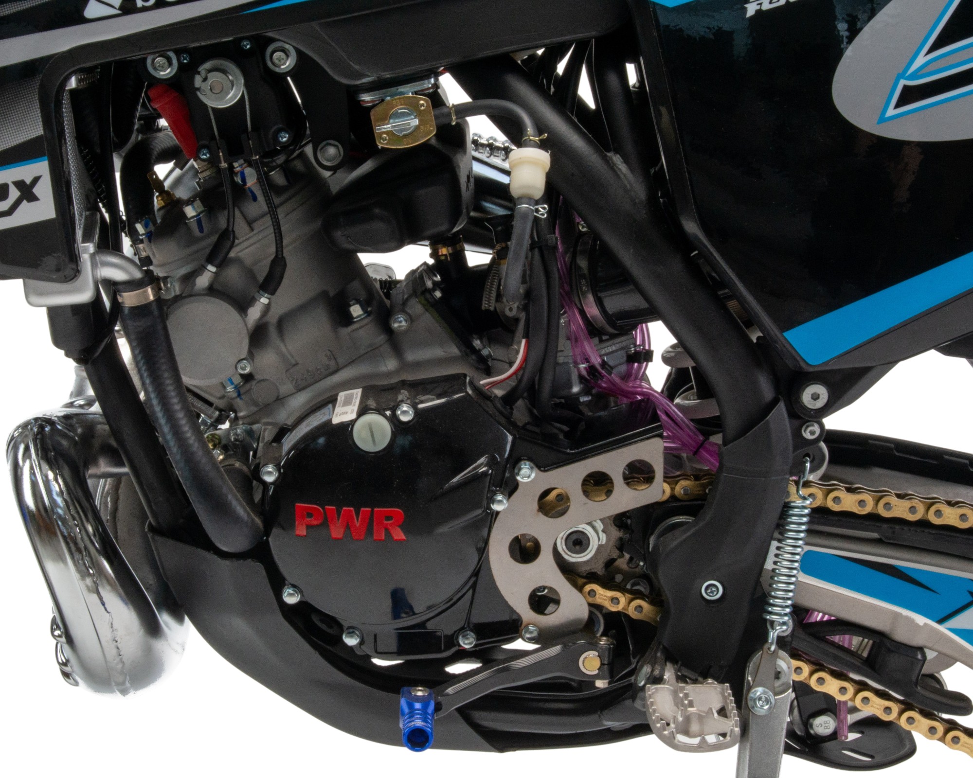 Мотоцикл Кросс 250 PWR FS250 (2-STROKE) синий РАСПРОДАЖА