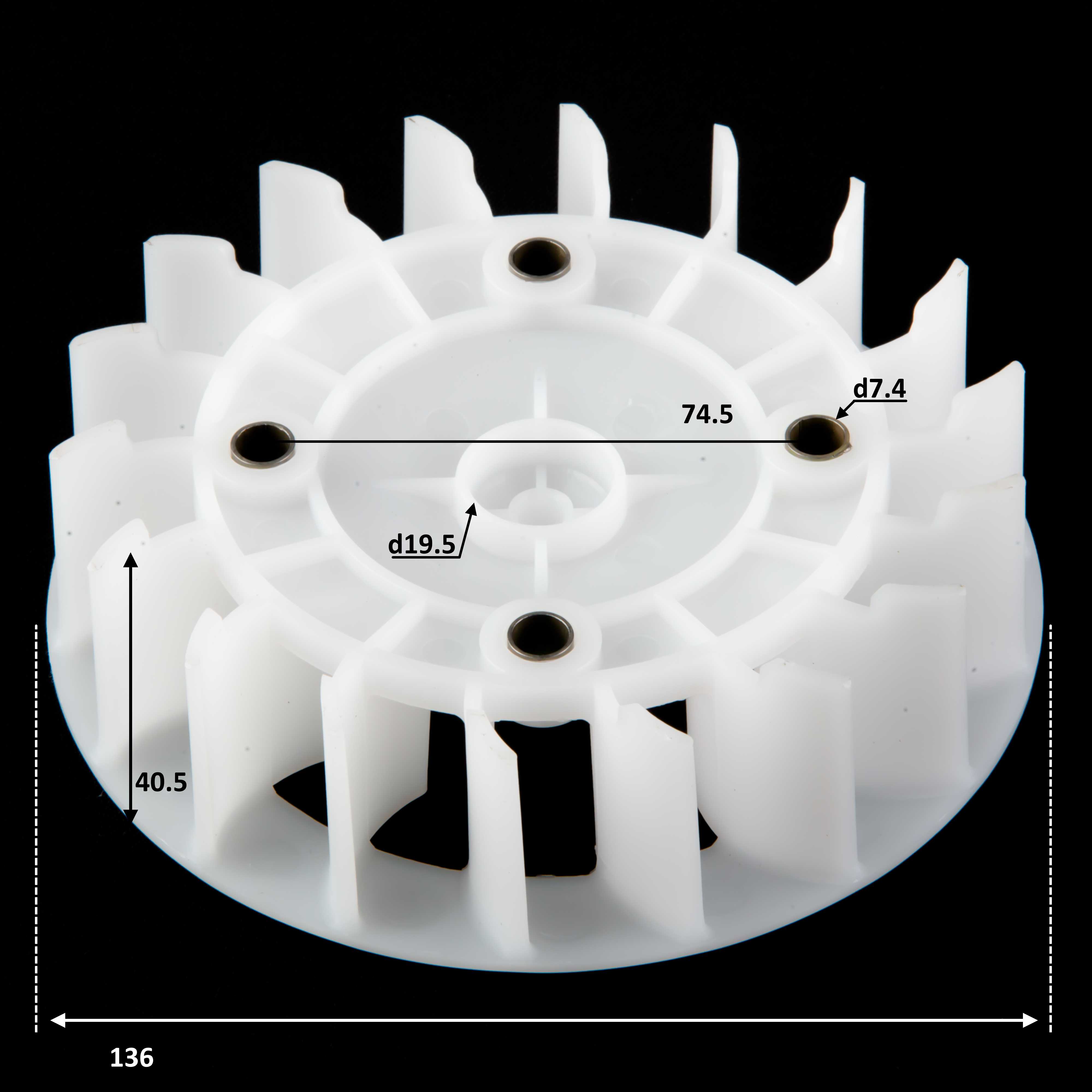 Крыльчатка генератора 157QMJ 150см3