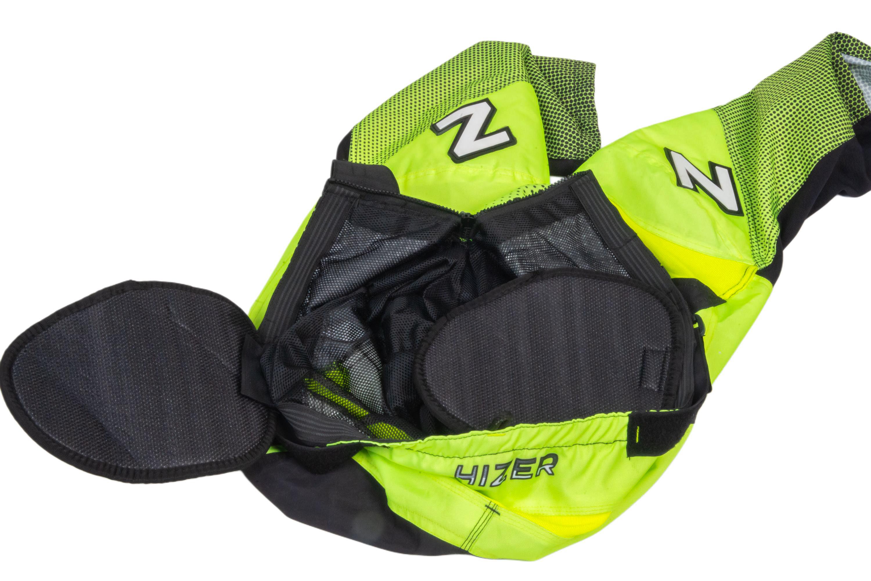 Штаны для мотокросса HIZER / Neon-Green/White (S)