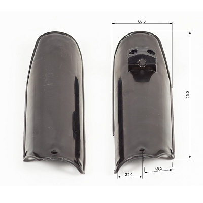 Защита перьев №1 125 черная