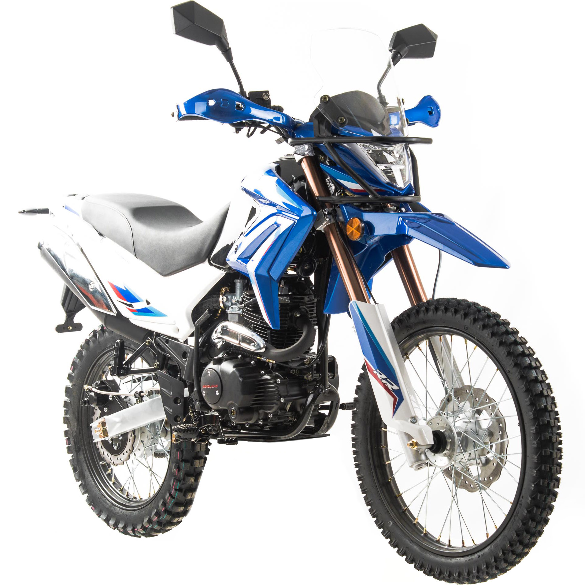 Мотоцикл Кросс 250 ENDURO XR250 (172FMM-5/PR250) синий РАСПРОДАЖА