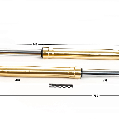 Амортизатор L=780 передний d45x48 (перья, компл.)