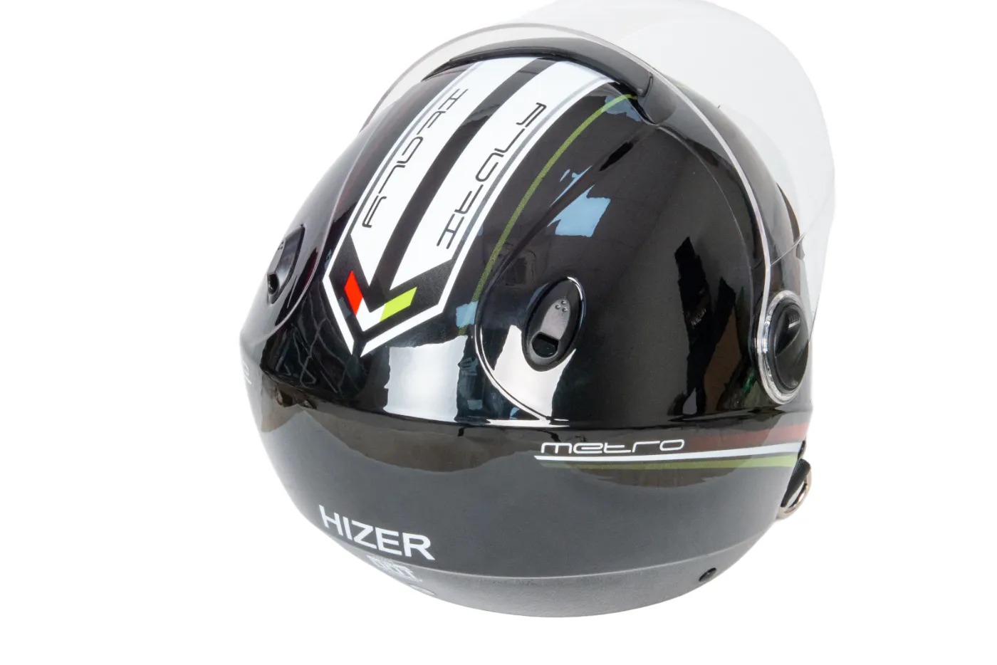 Шлем мото открытый HIZER 217 №2 (S) black