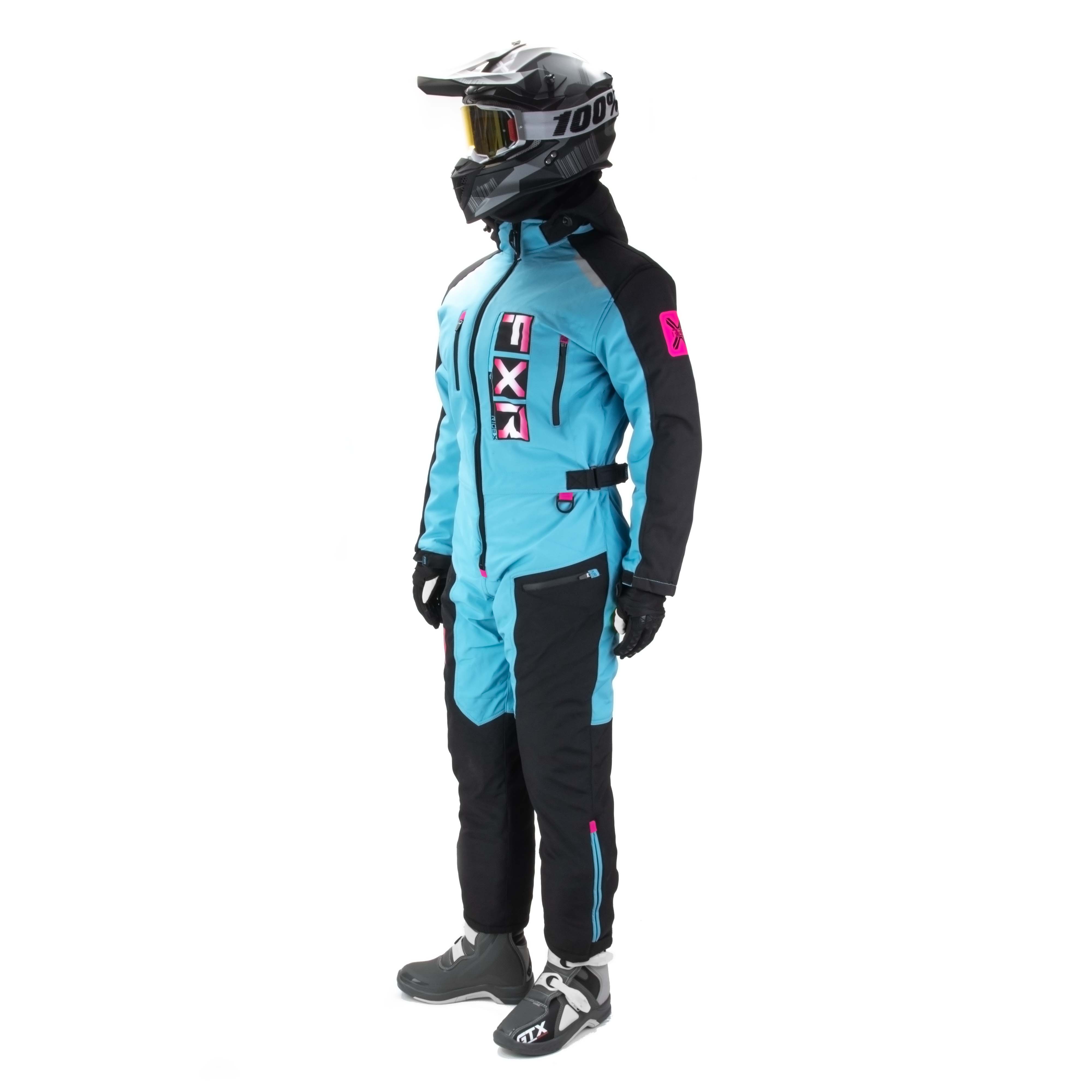 Комбинезон для снегохода (женский) FXR RECRUIT F.A.S.T. №5 blue-black (текстиль) (M)