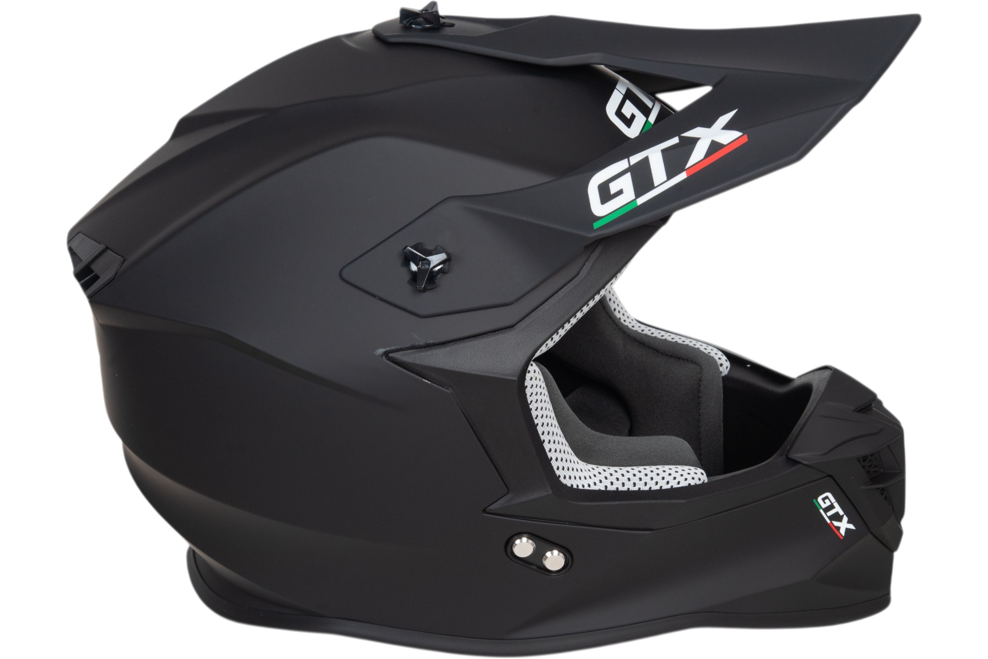 Шлем мото кроссовый GTX 633 №14 (XL) MATTE BLACK