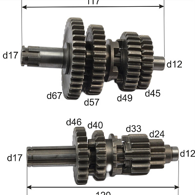КПП в сборе 139FMB,147FMH 50-70см3 (NK13.5×22×12) X-TECH