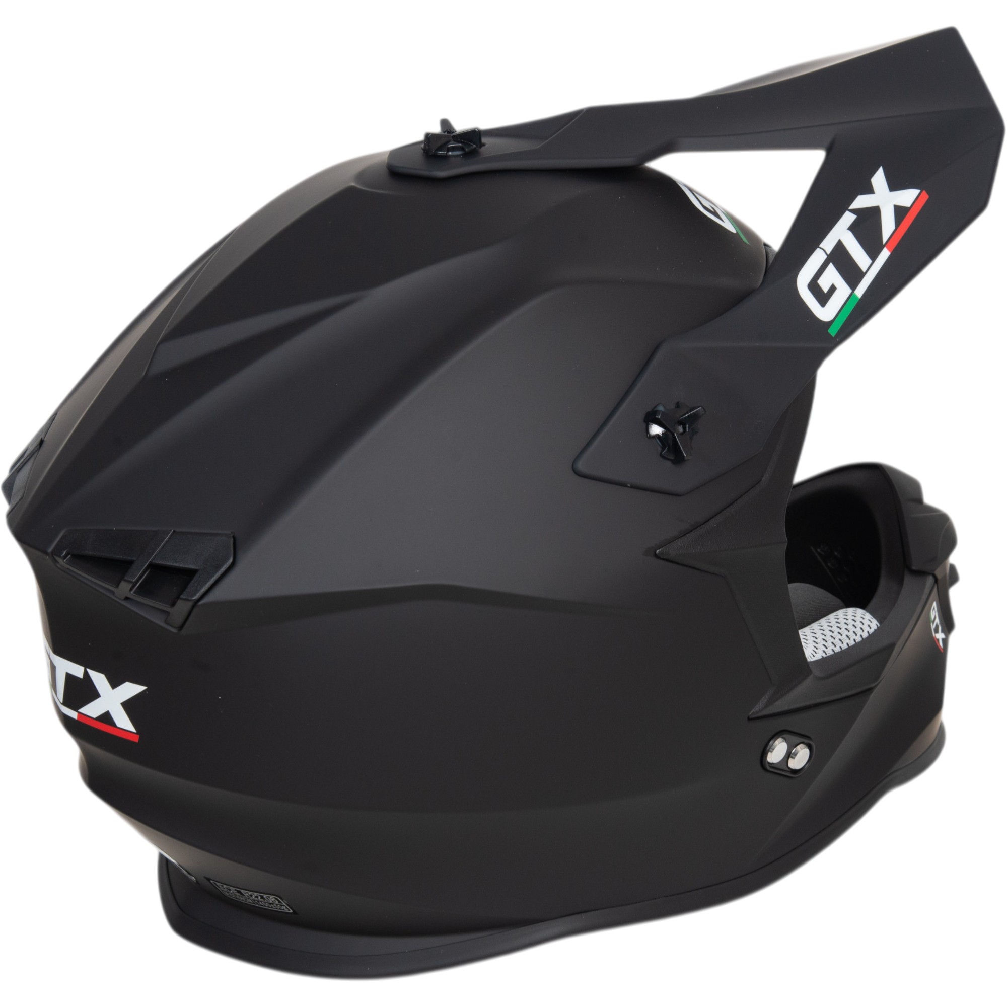 Шлем мото кроссовый GTX 633 №14 (XL) MATTE BLACK