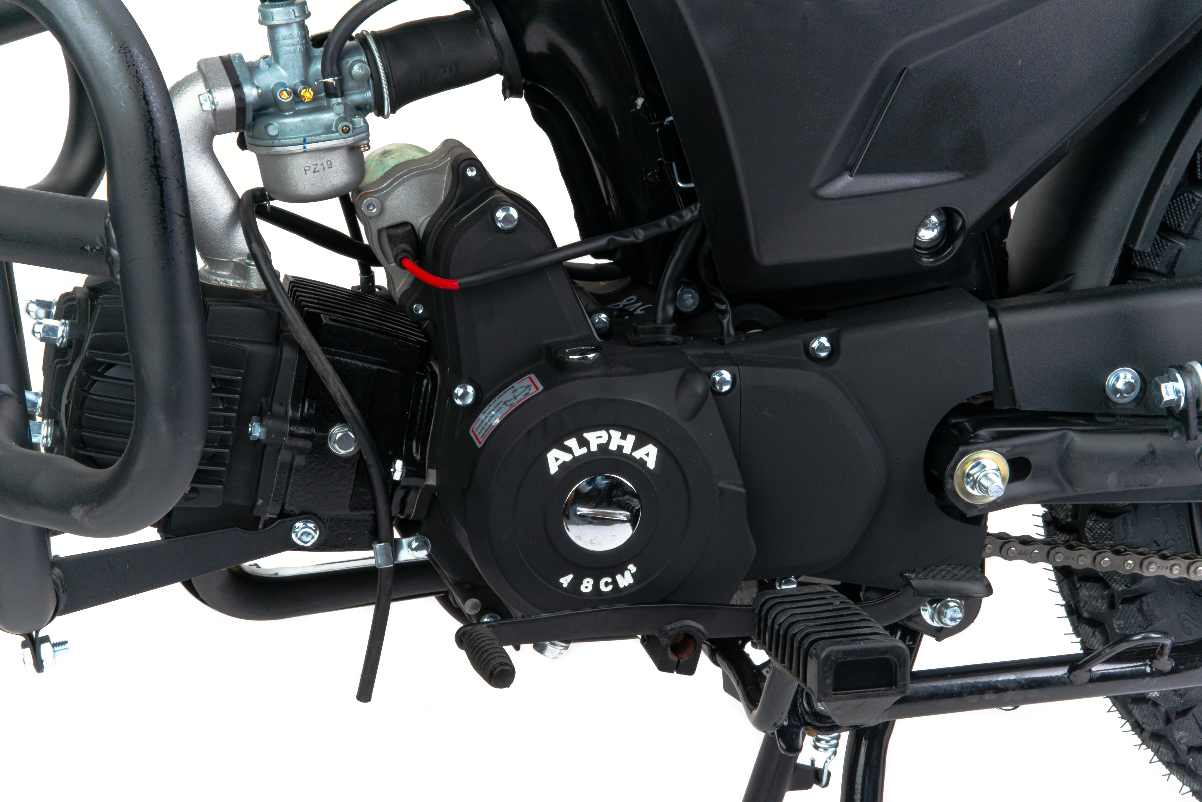 Мопед Альфа RS LUX 11 (LM48-B) синий (А)