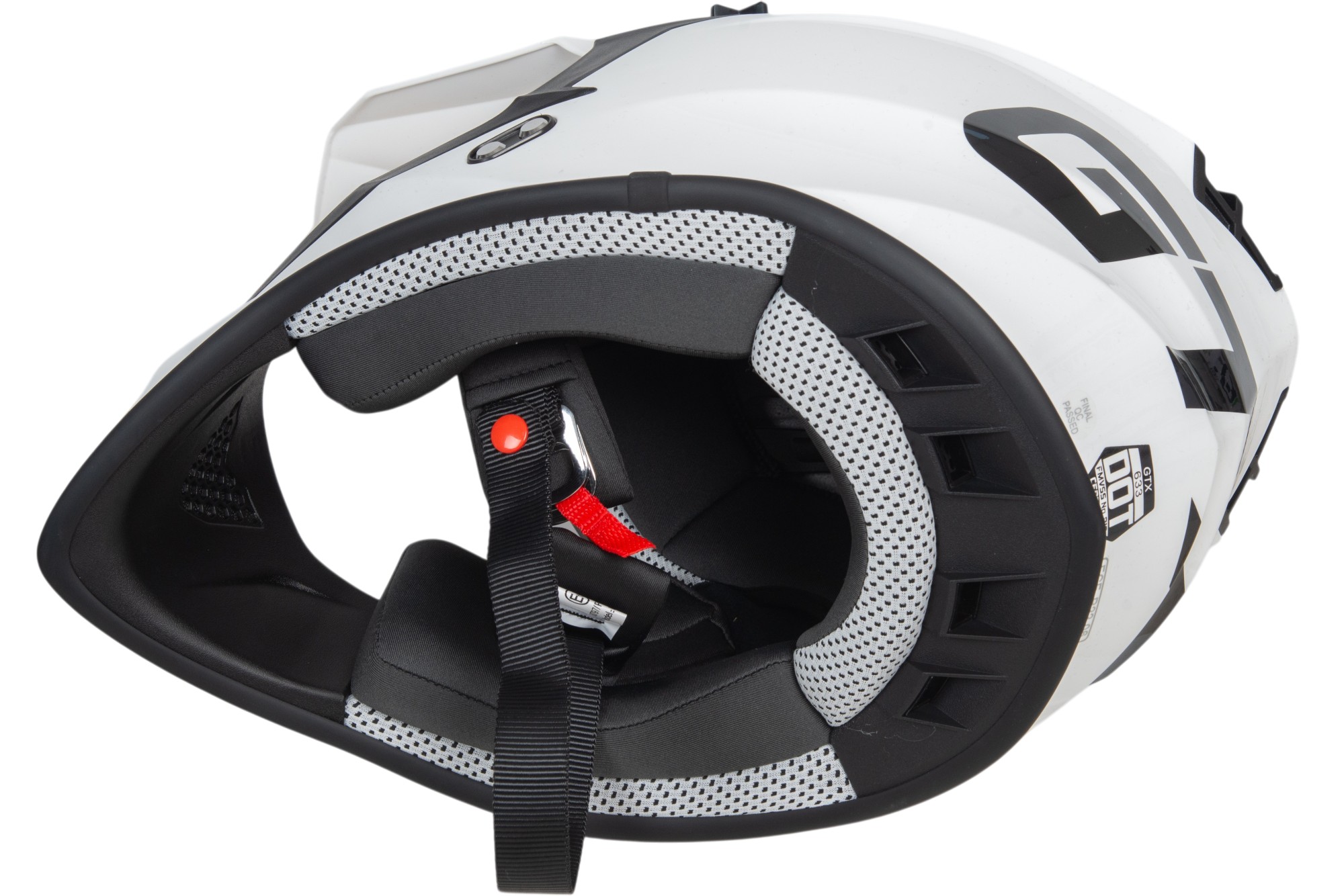 Шлем мото кроссовый GTX 633 №13 (L) WHITE