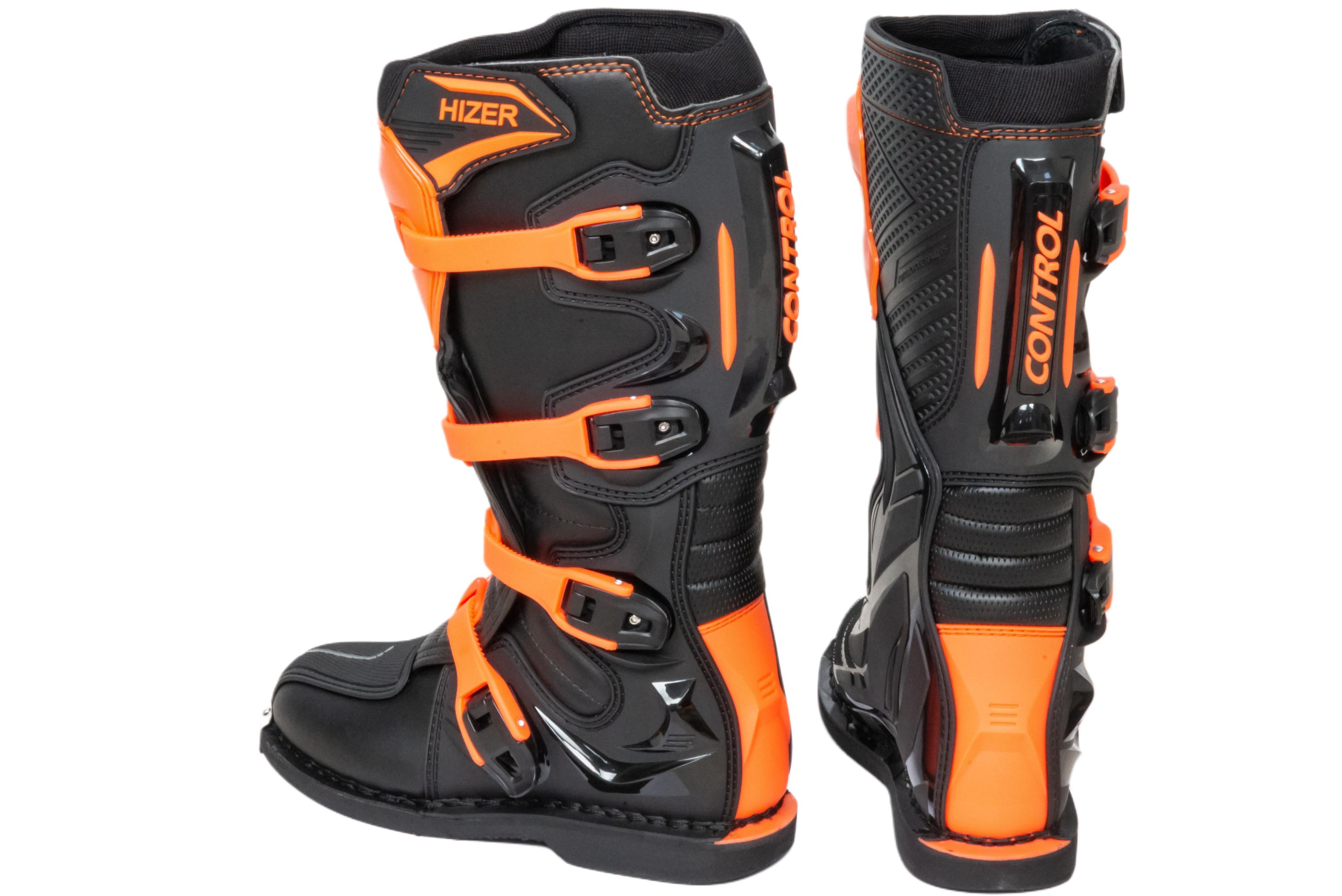 Мотоботинки HIZER X2401 orange (р. 45)