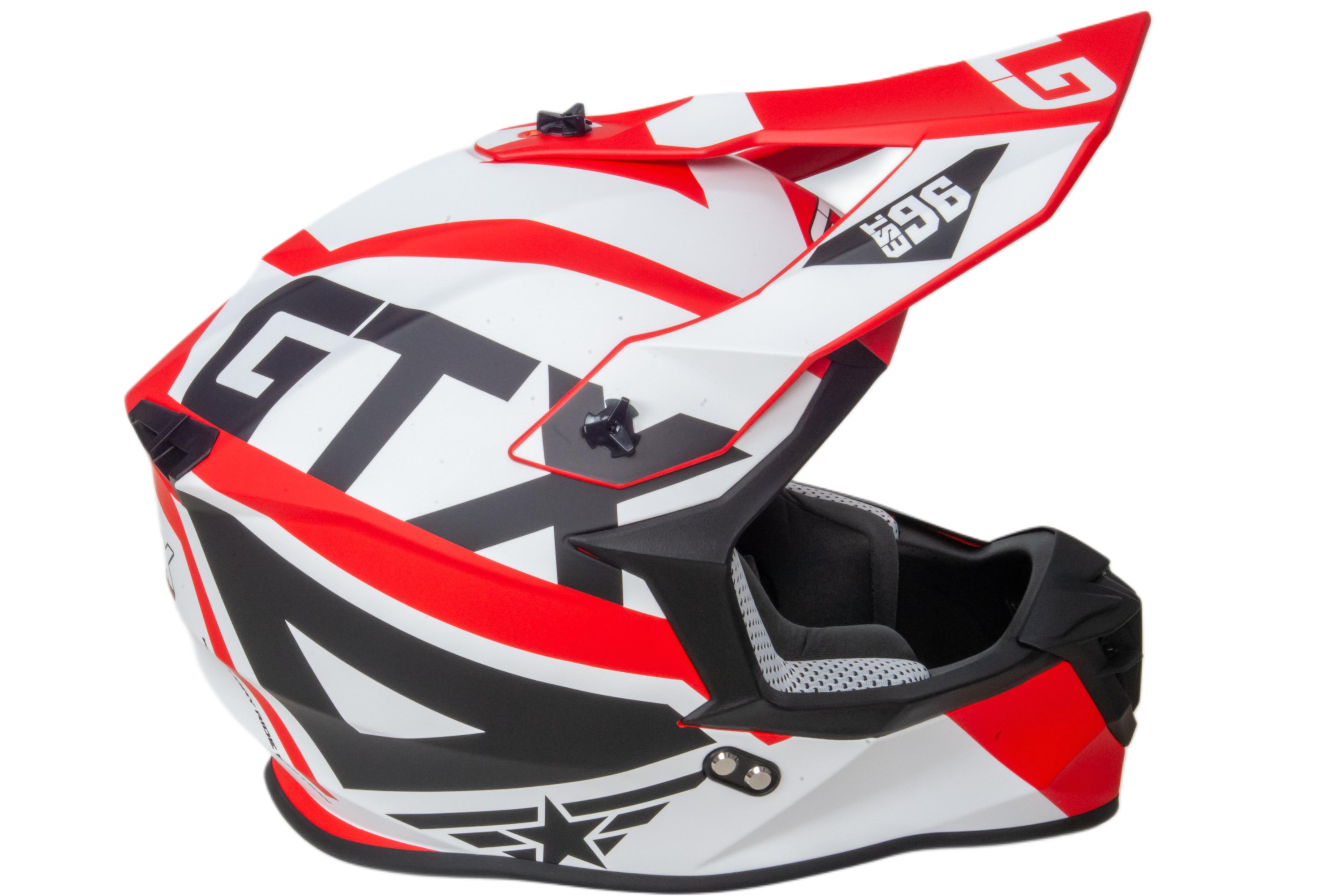 Шлем мото кроссовый GTX 633 №10 (XL) Red