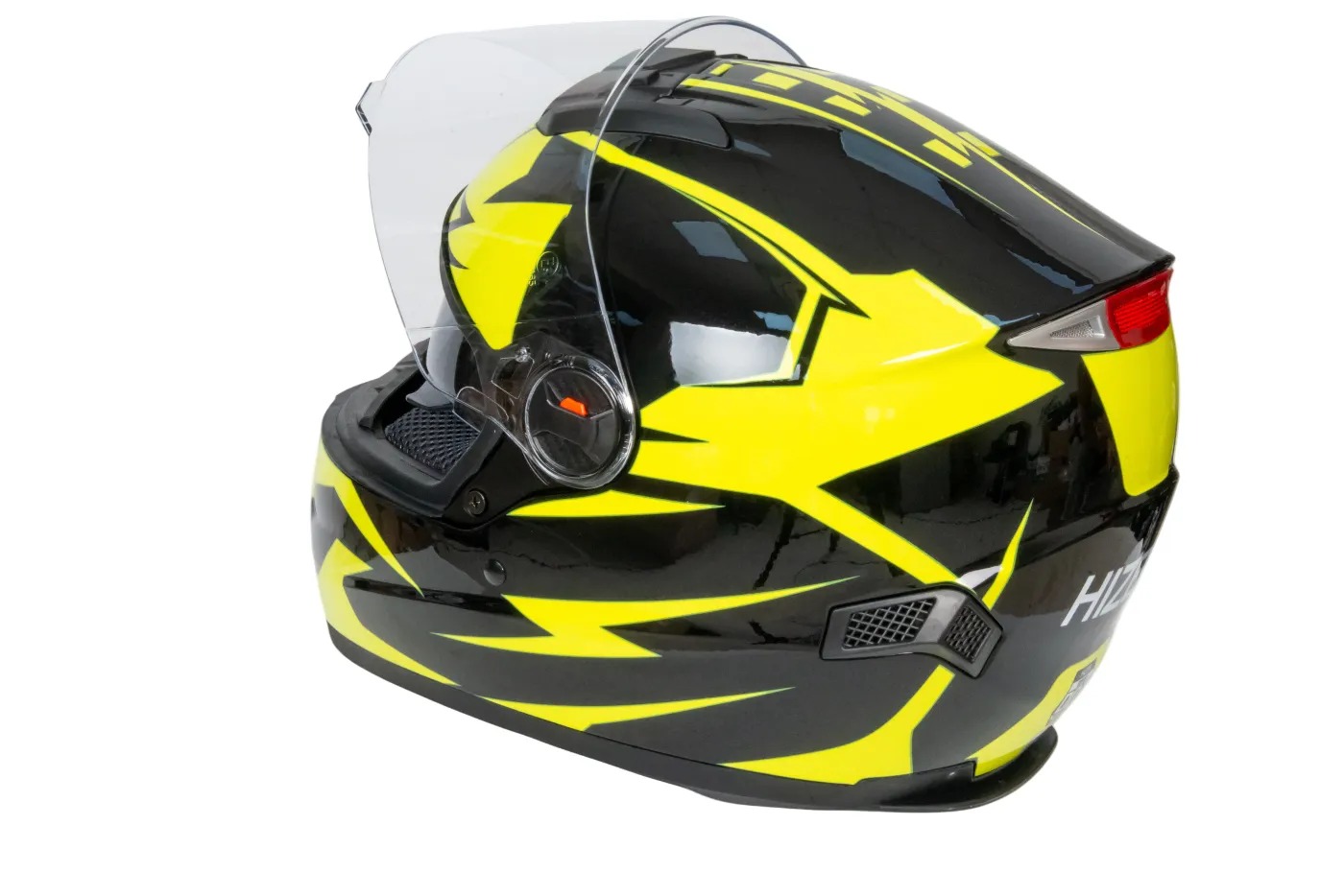 Шлем мото интеграл HIZER B561 №1 (L)  black/yellow