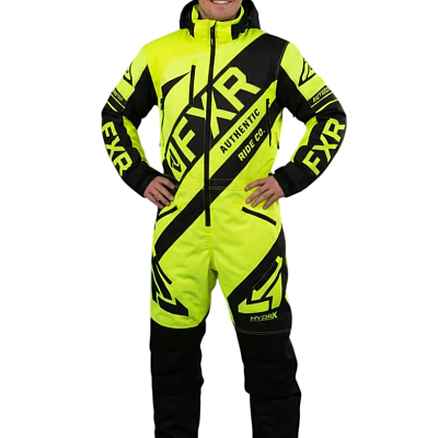 Комбинезон для снегохода FXR CX №4 gray-yellow (текстиль) (M)