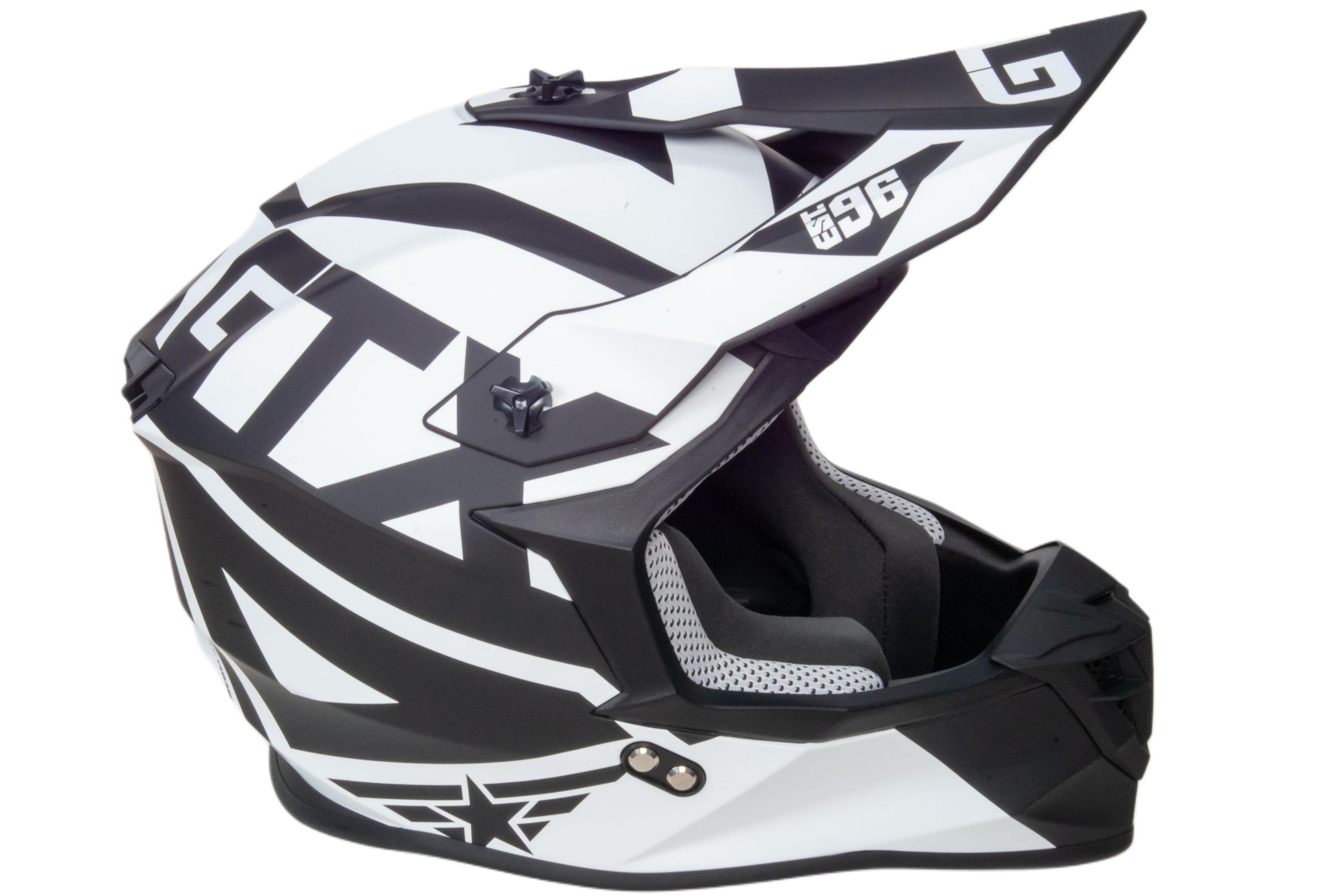 Шлем мото кроссовый GTX 633 №11 (L) GRAY
