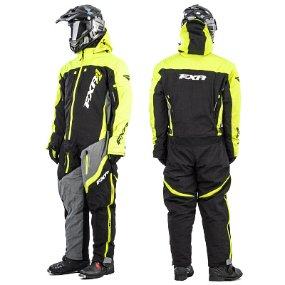 Комбинезон для снегохода FXR Maverick Lite №1 lemon-green (текстиль) (L)