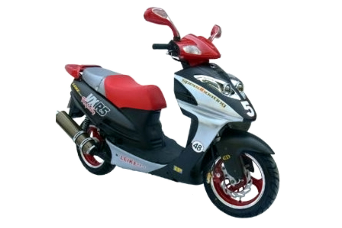 Скутер EAGLE- F   LEIKE (красный) (WY50QT-7E)