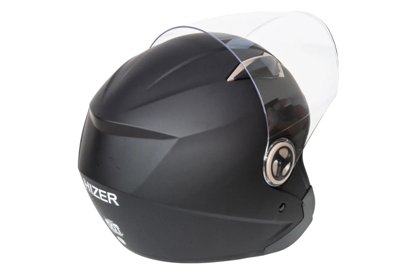 Шлем мото открытый HIZER 226 (S) matte-black