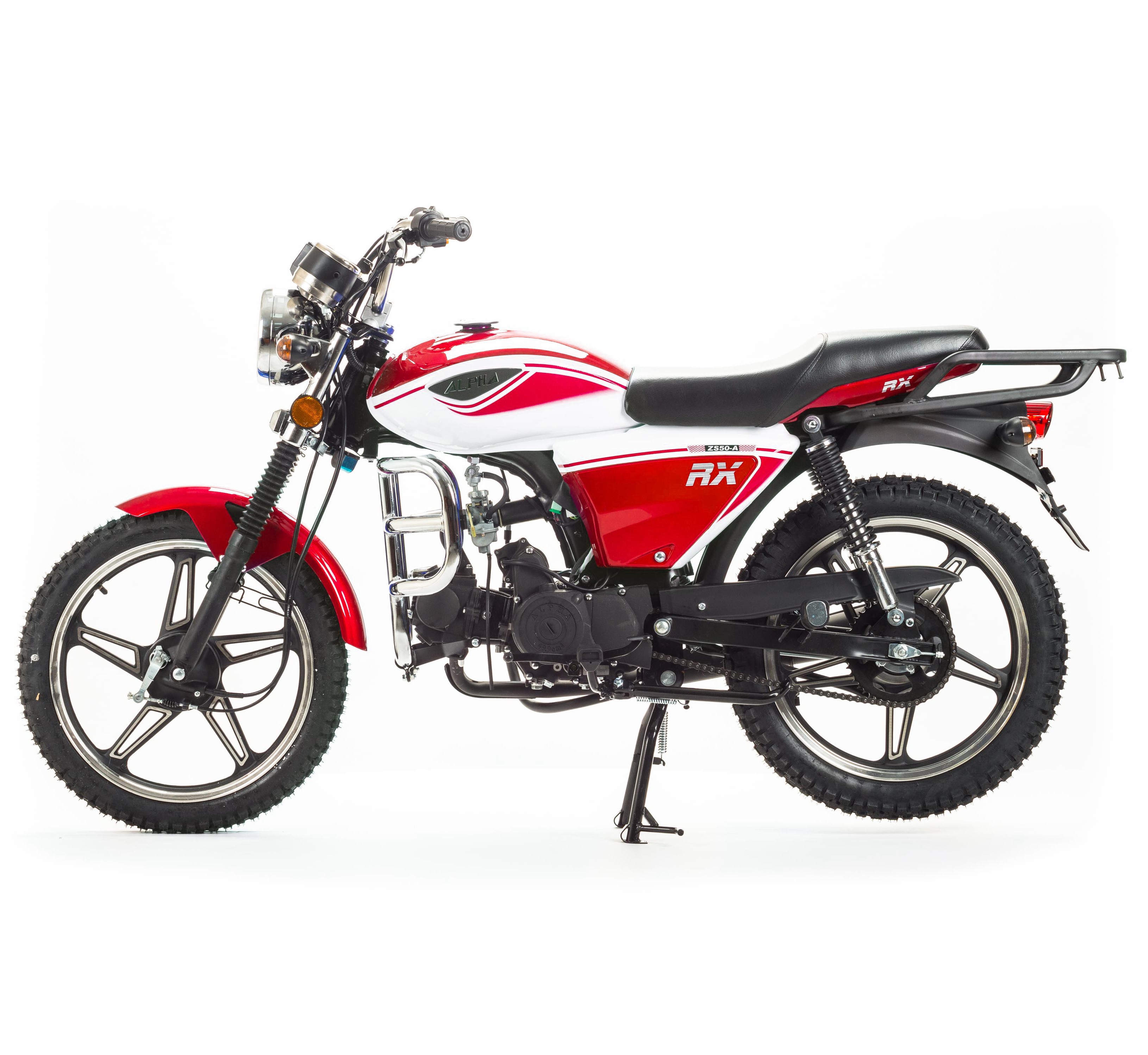 Мопед Альфа RX 11 (LM48-A) красный (А)