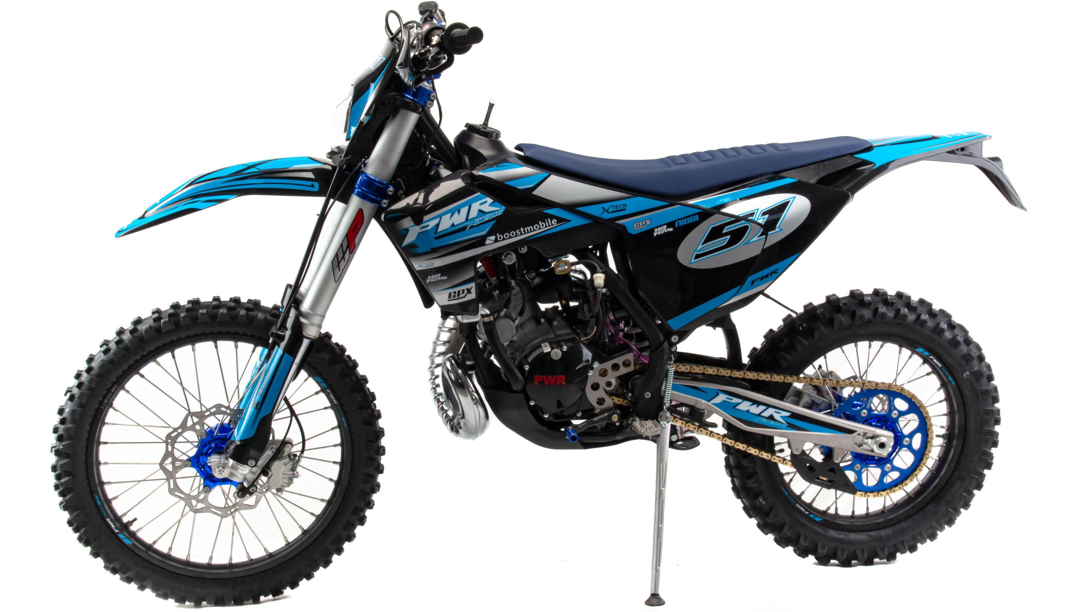 Мотоцикл Кросс 250 PWR FS250 (2-STROKE) синий РАСПРОДАЖА