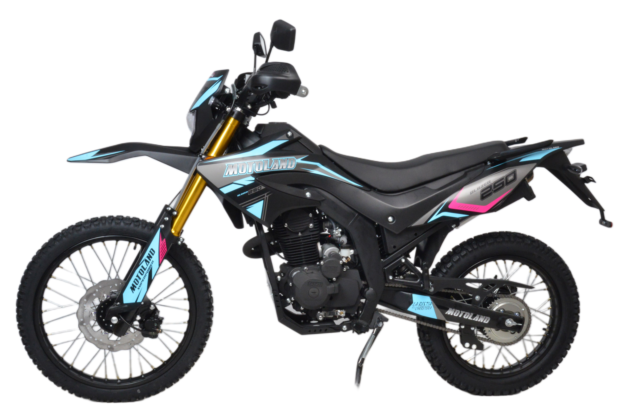 Мотоцикл Кросс 250 ENDURO BLAZER (XF250-A) синий РАСПРОДАЖА