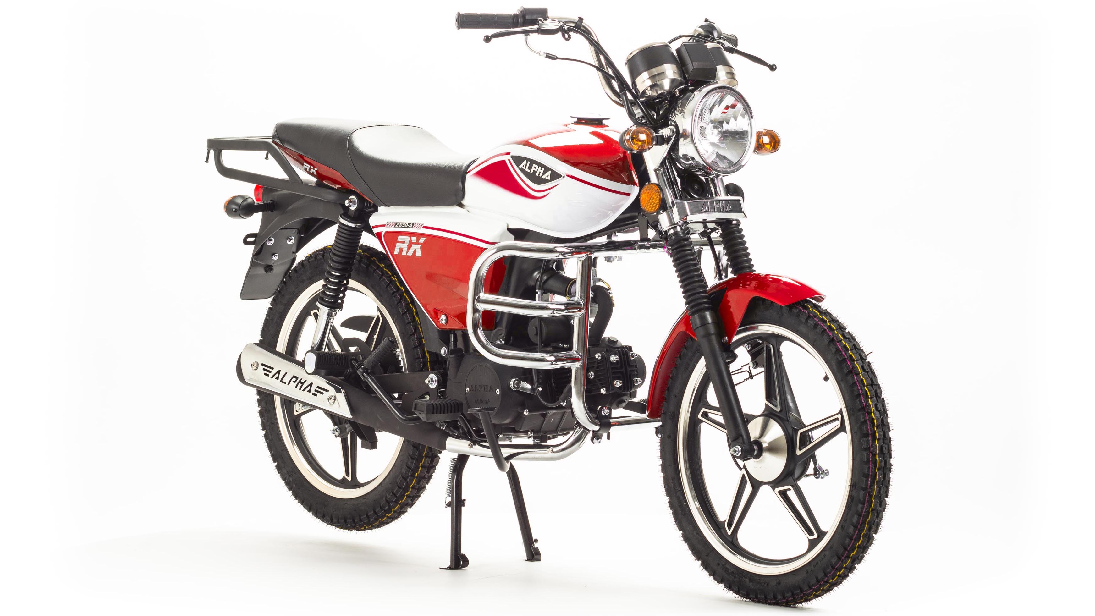 Мопед Альфа RX 11 (LM48-A) красный (А)