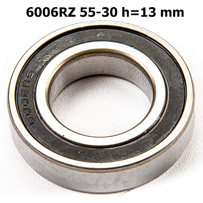 Подшипник 6006RZ  d=55-30 h=13 mm