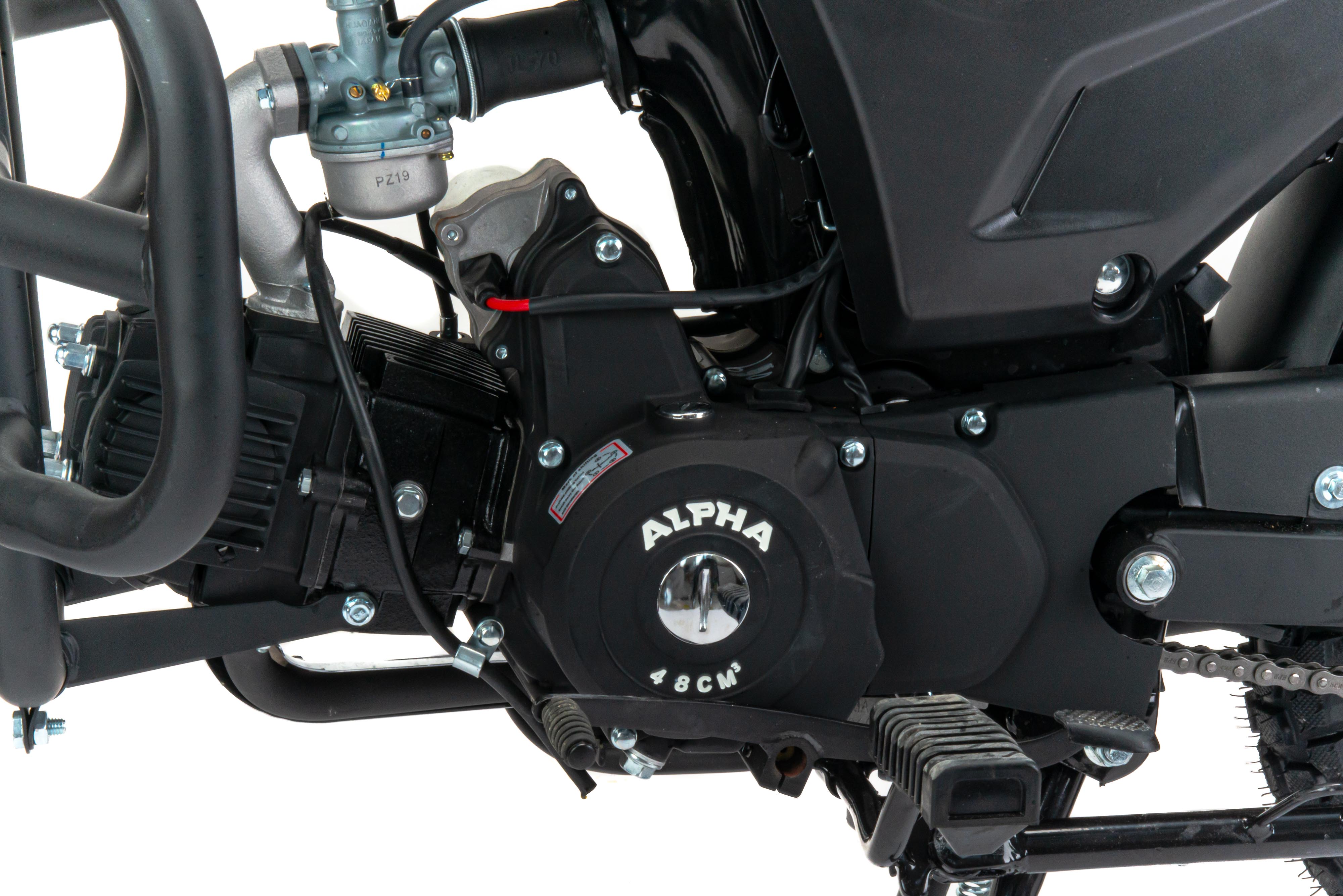 Мопед Альфа RS 11 (LM48-B) красный (А)