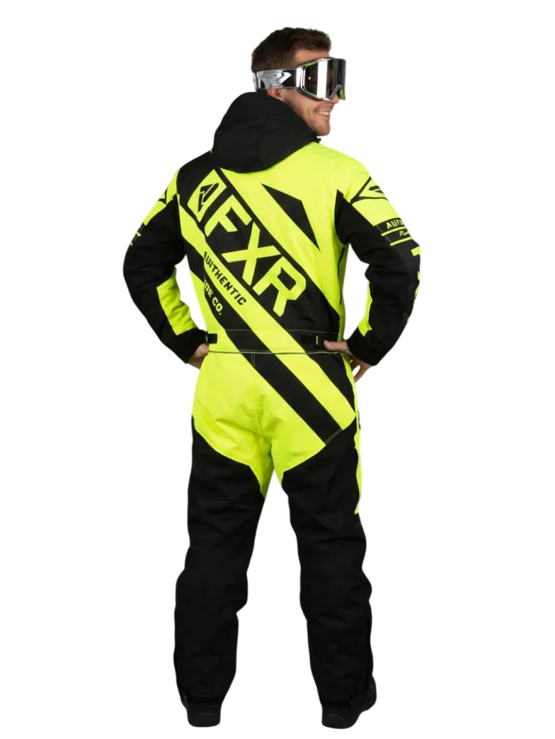 Комбинезон для снегохода FXR CX №4 gray-yellow (текстиль) (M)