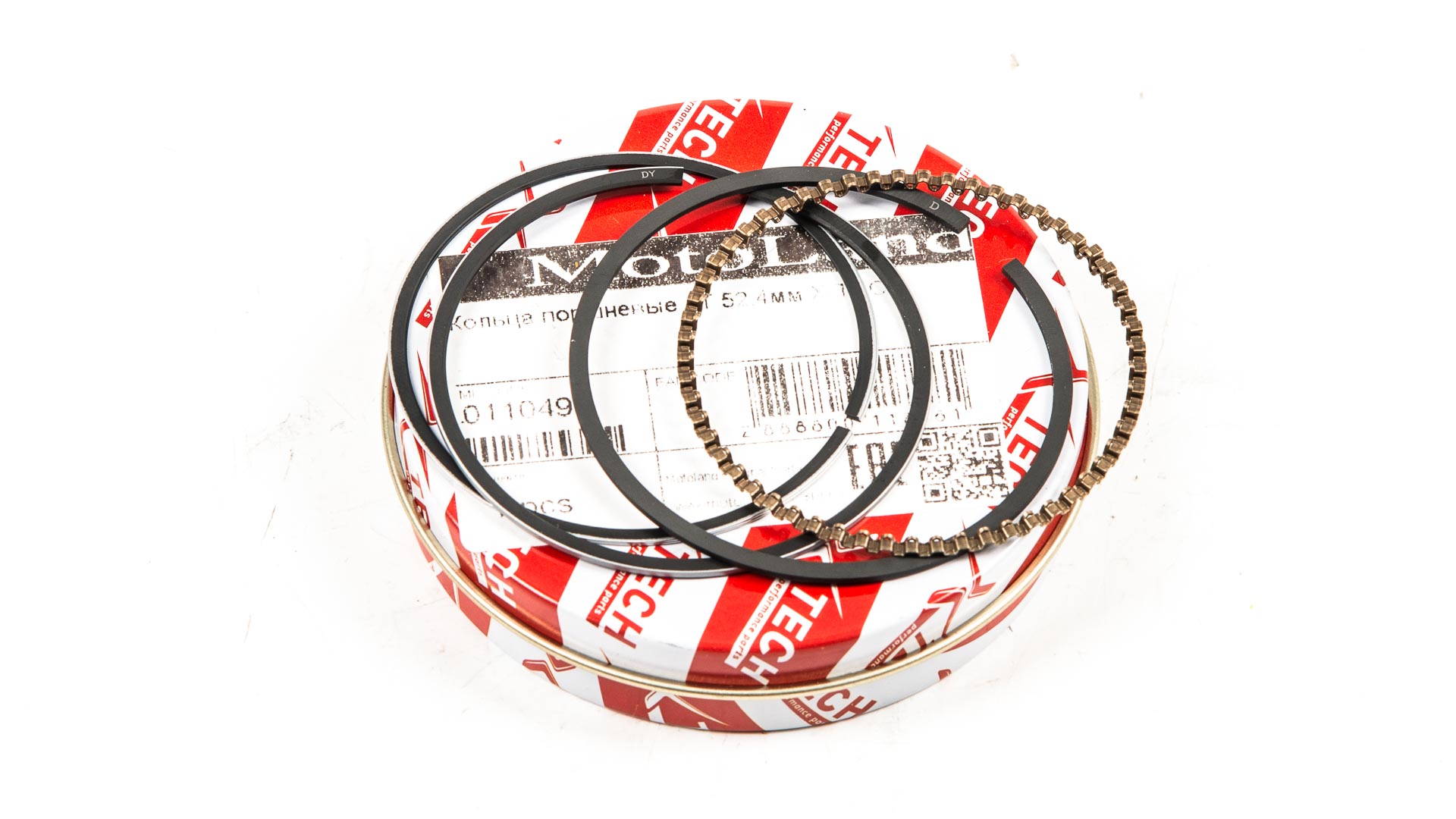 Кольца поршневые 152FMI 125см3 4T d=52,4mm X-TECH