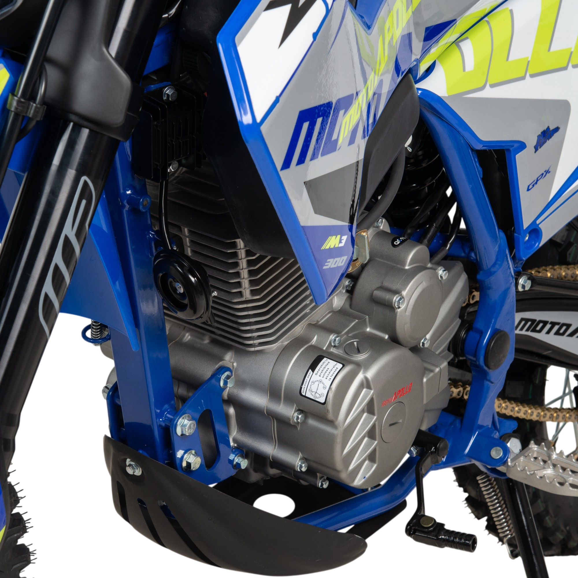 Мотоцикл Кросс Moto Apollo M3 300 (175FMM) синий 2026