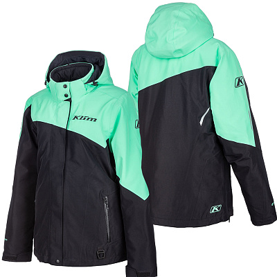 Куртка для снегохода (женская) KLIM ALLURE №4 black-green (текстиль) (S)