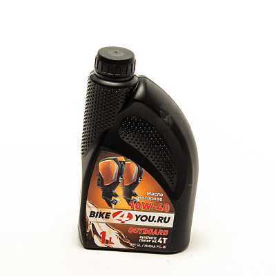 Масло моторное BIKE4YOU Outboard 4T 10W-40 FC-W 1л