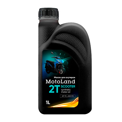 Масло моторное для скутеров MOTOLAND Scooter 2T JASO FD 1л