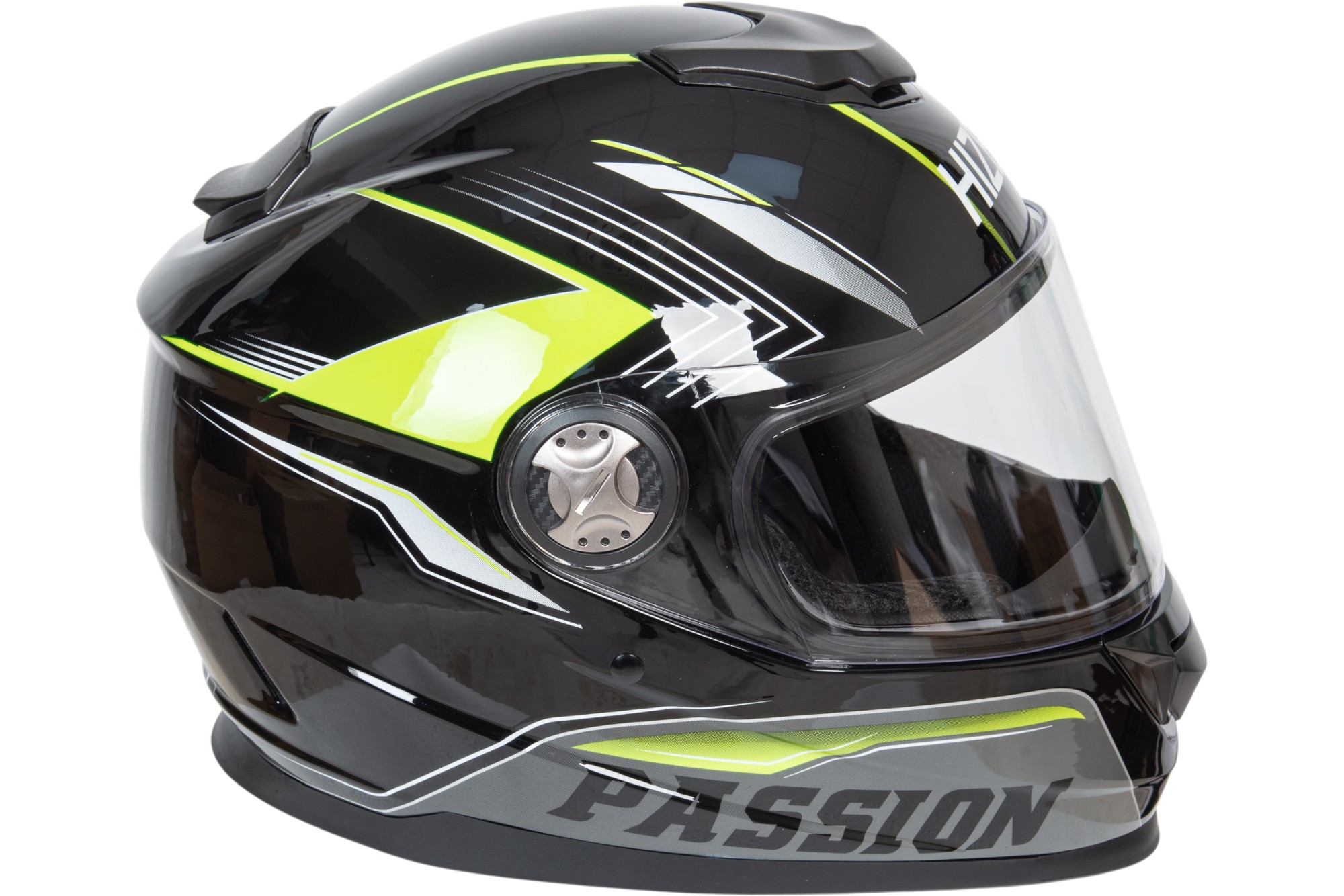 Шлем мото интеграл HIZER B565 №3 (S)  black/yellow