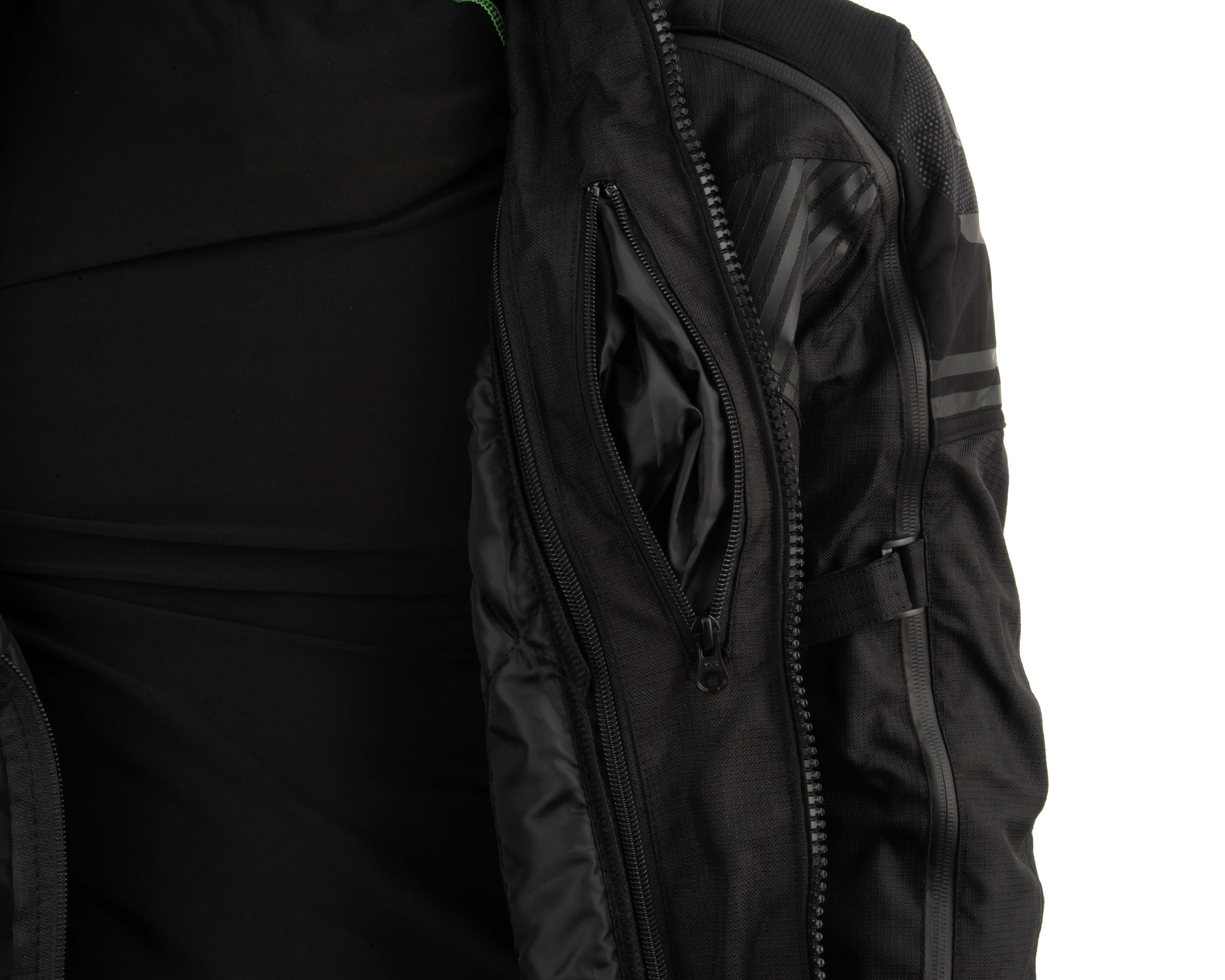 Куртка мотоциклетная (текстиль) GTX EJ-2409 BLACK (XL)
