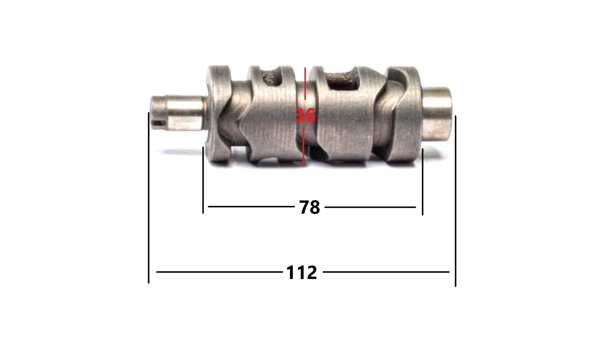 Копирный вал 156FMI (CG125D) 163FML (CG200-A) 167FML-3 (CG200D-B) 167FMM (CG250-B)