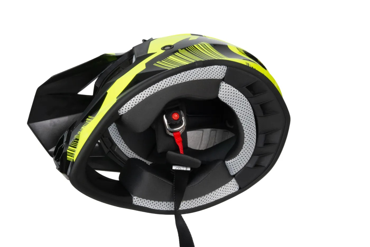 Шлем мото кроссовый GTX 633 №6 (S) BLACK/FLUO YELLOW