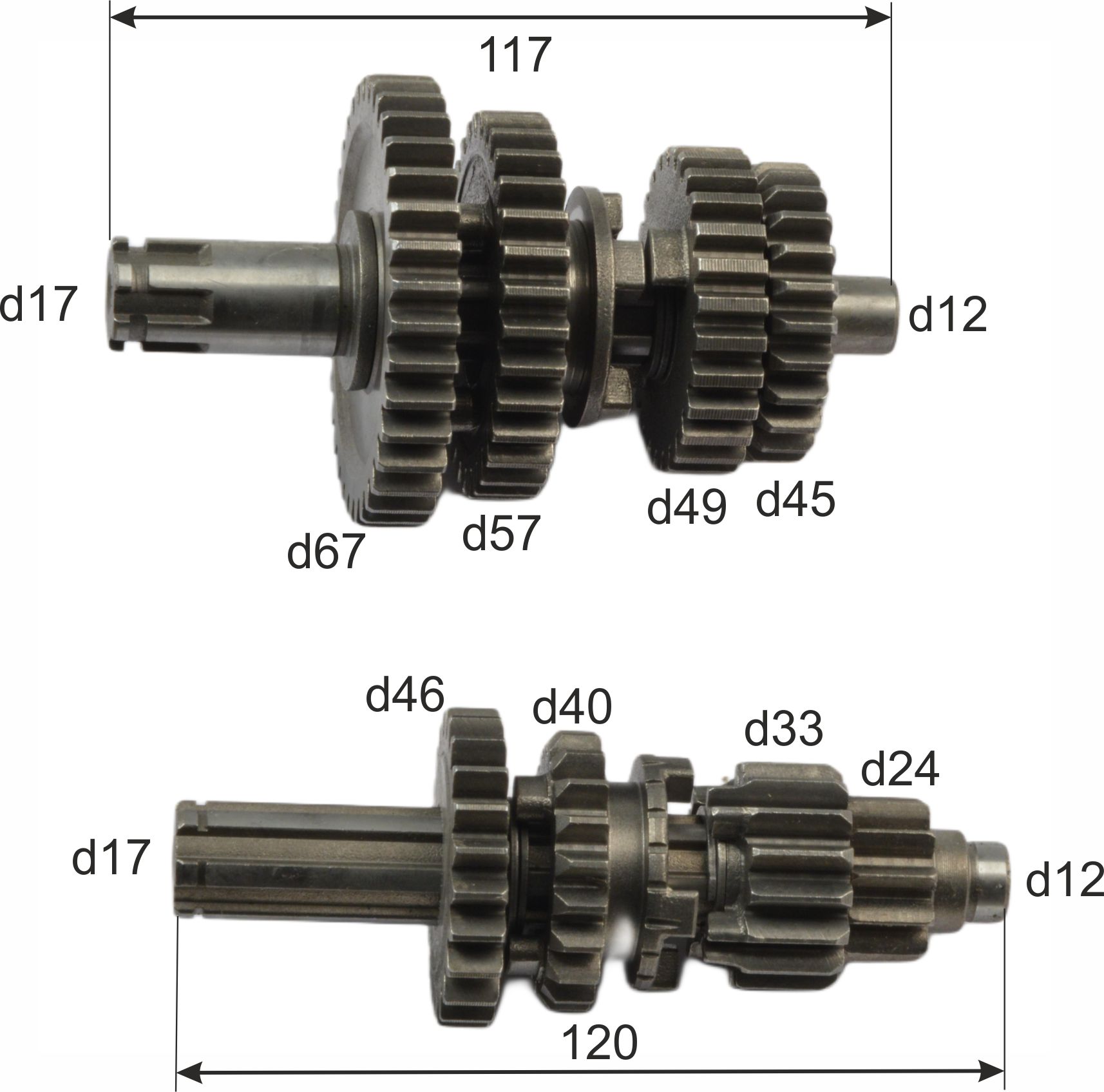 КПП в сборе 152FMI 125см3 X-TECH