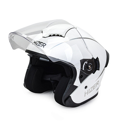 Шлем мото открытый HIZER 250 №2 (XL) white