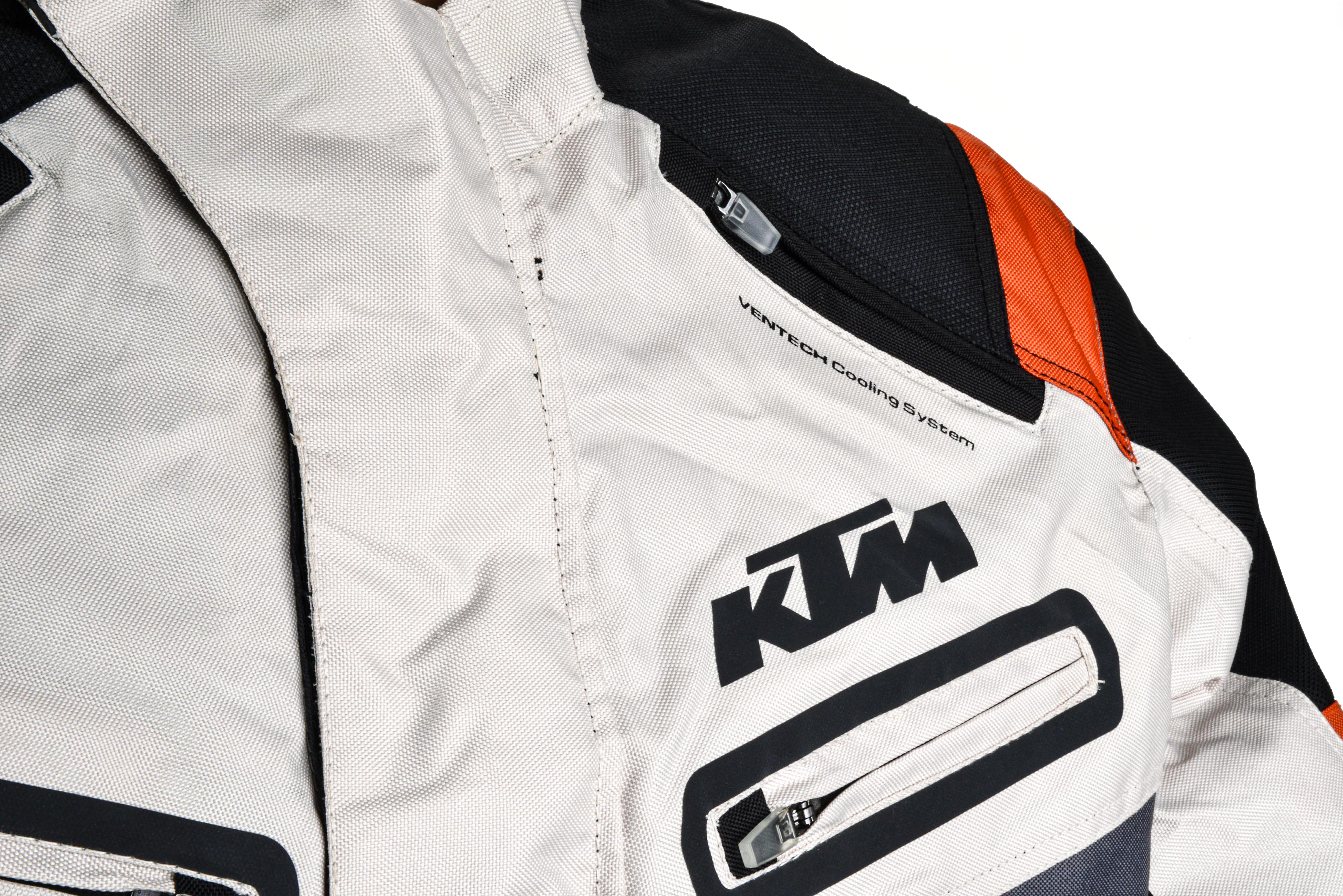 Куртка мото KTM №7 grey (текстиль) (M)