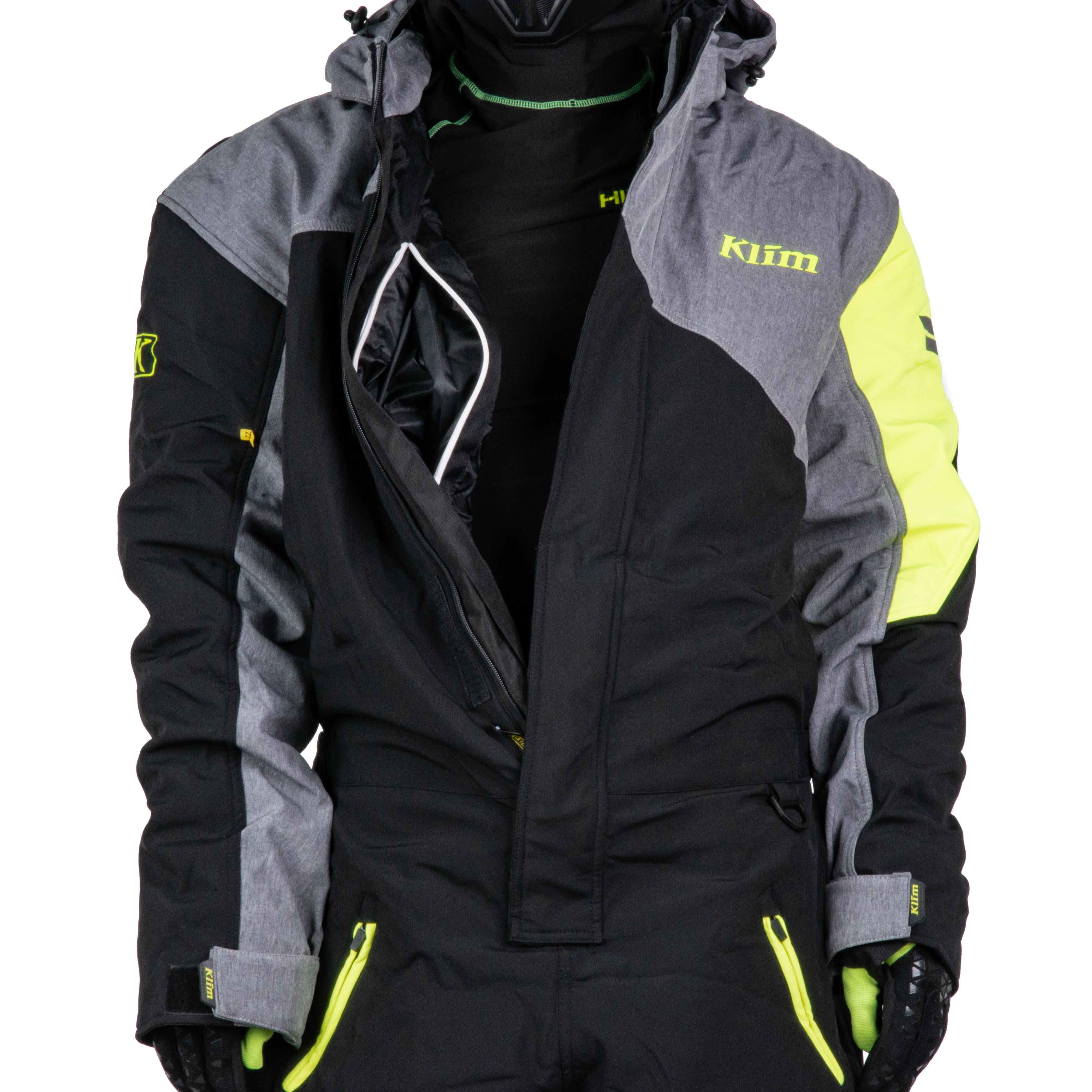 Комбинезон для снегохода KLIM RAILSLIDE №1 black-yellow (текстиль) (M)