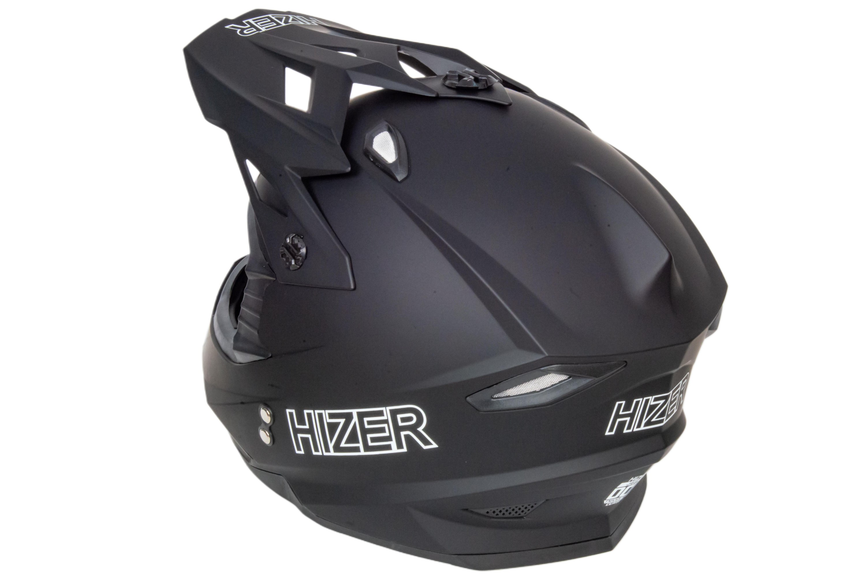 Шлем мото кроссовый HIZER J6801 №3 (XL) matt black