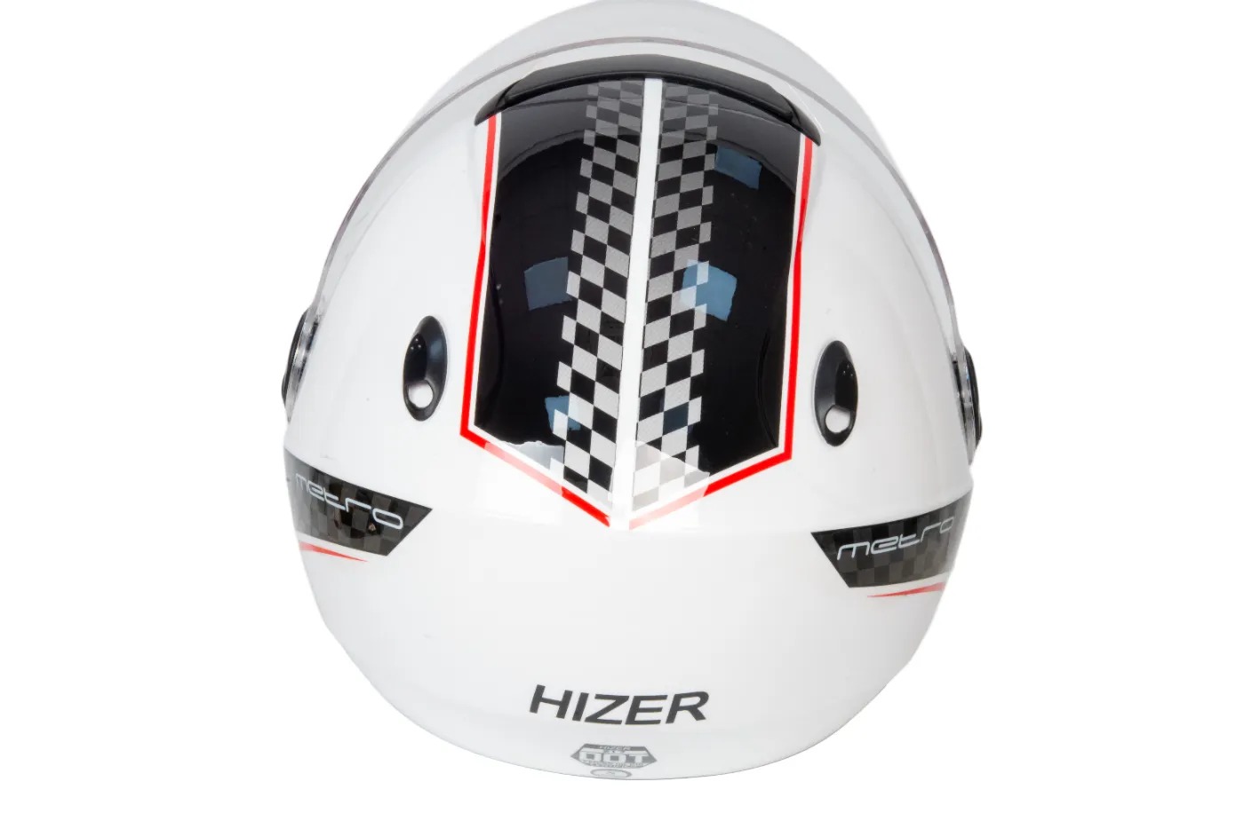 Шлем мото открытый HIZER 217 №1 (S) white