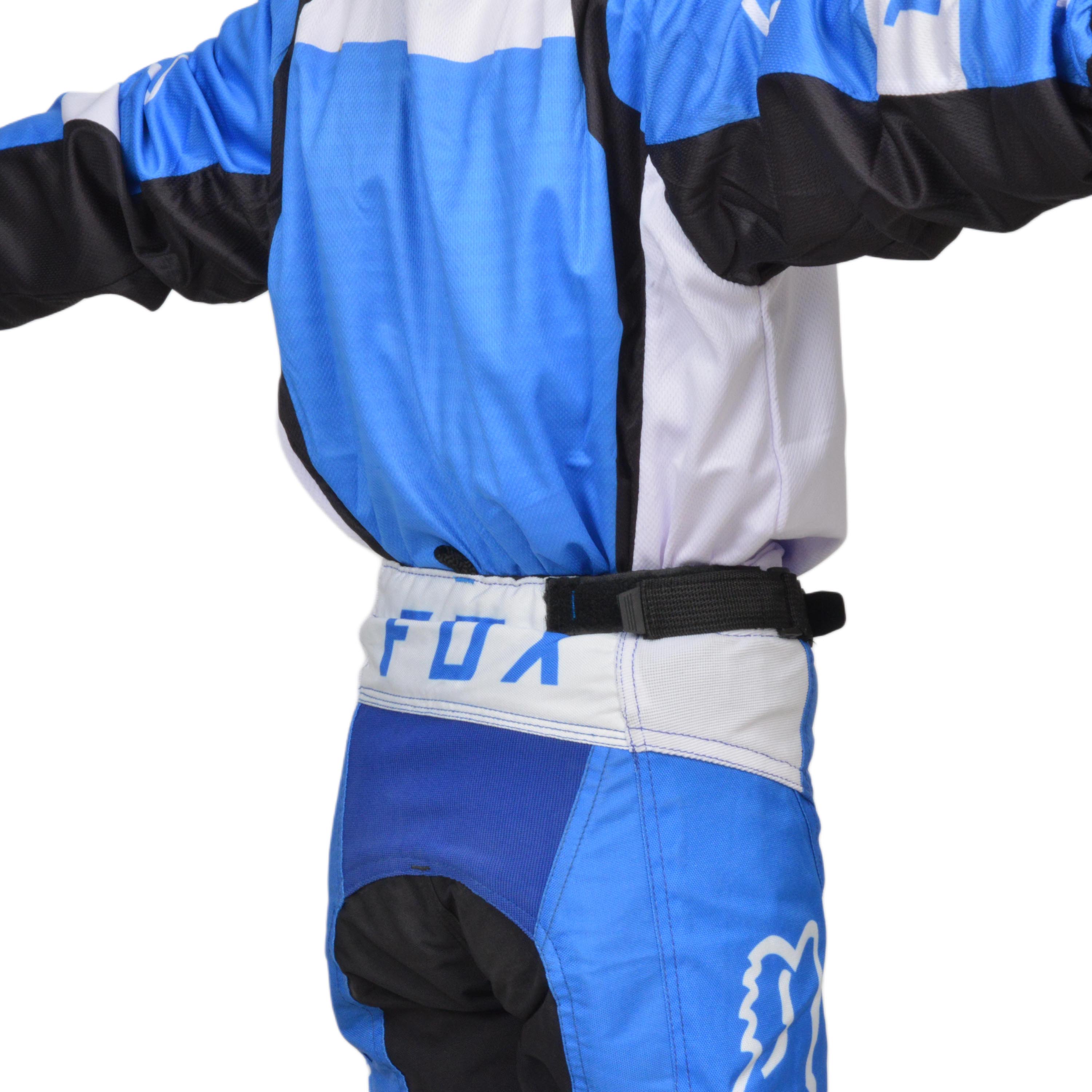 Штаны для мотокросса (детские) FOX №3 / Blue/White (рост 130 см)