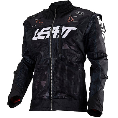 Куртка мото LEATT №10 black (текстиль) (S)