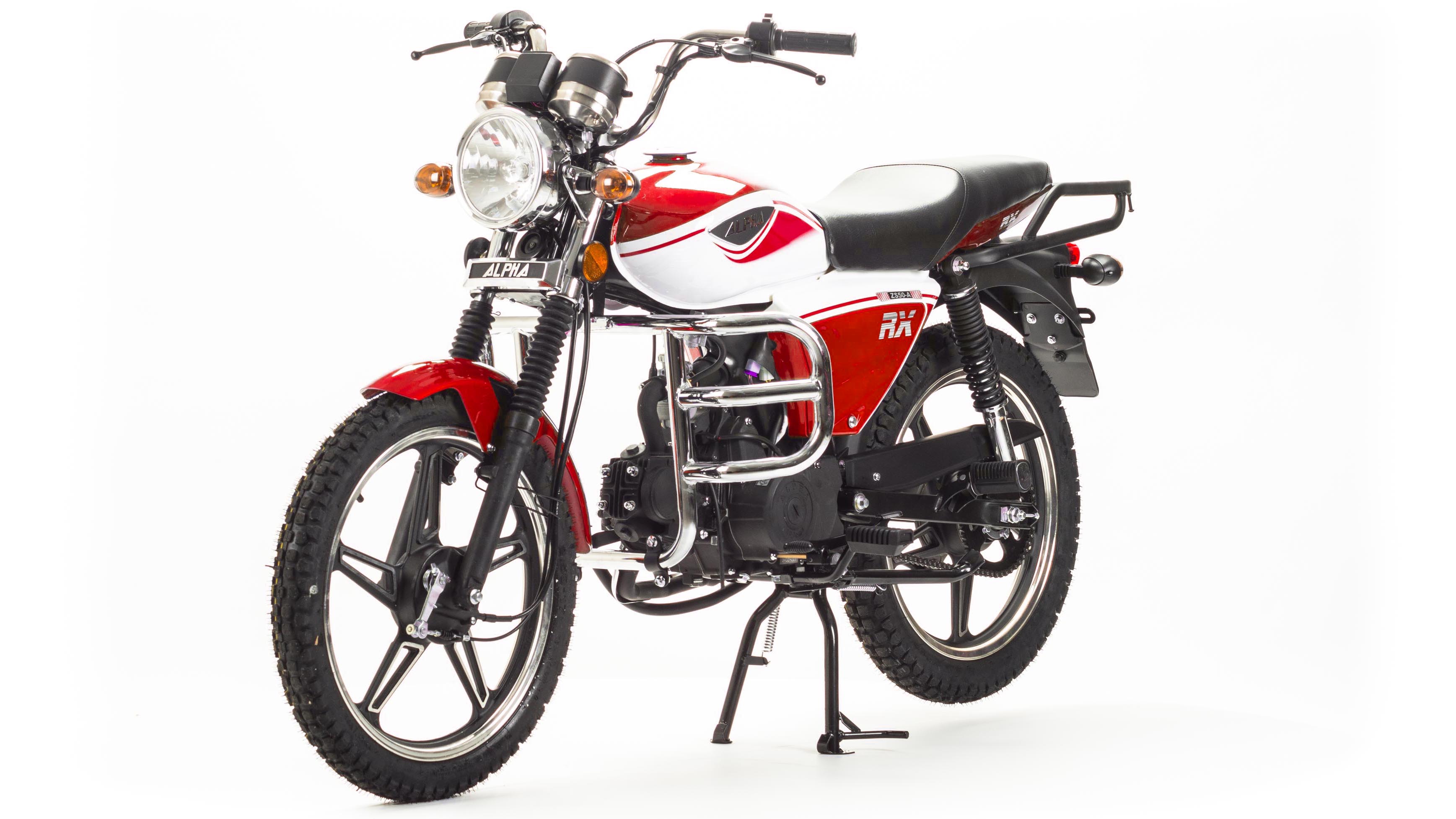 Мопед Альфа RX 11 (LM48-A) красный (А)