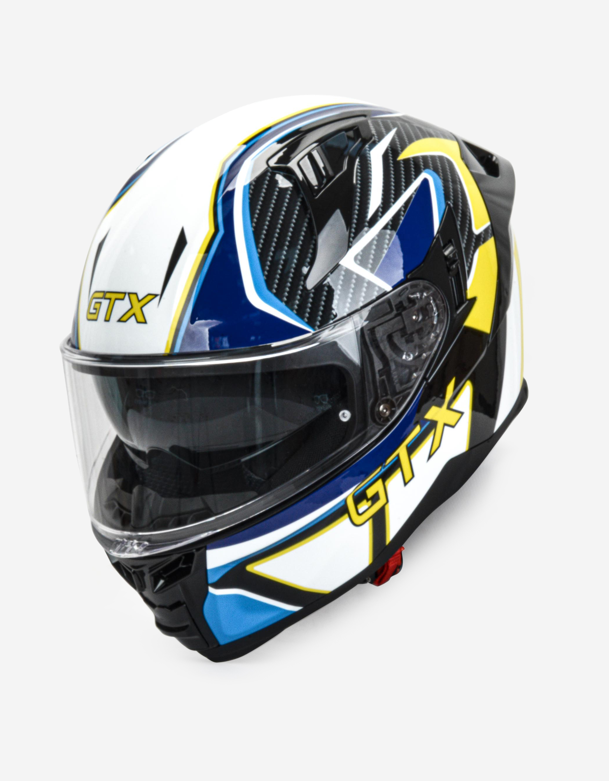 Шлем мото интеграл GTX 910SV №1 (M) BLUE-WHITE