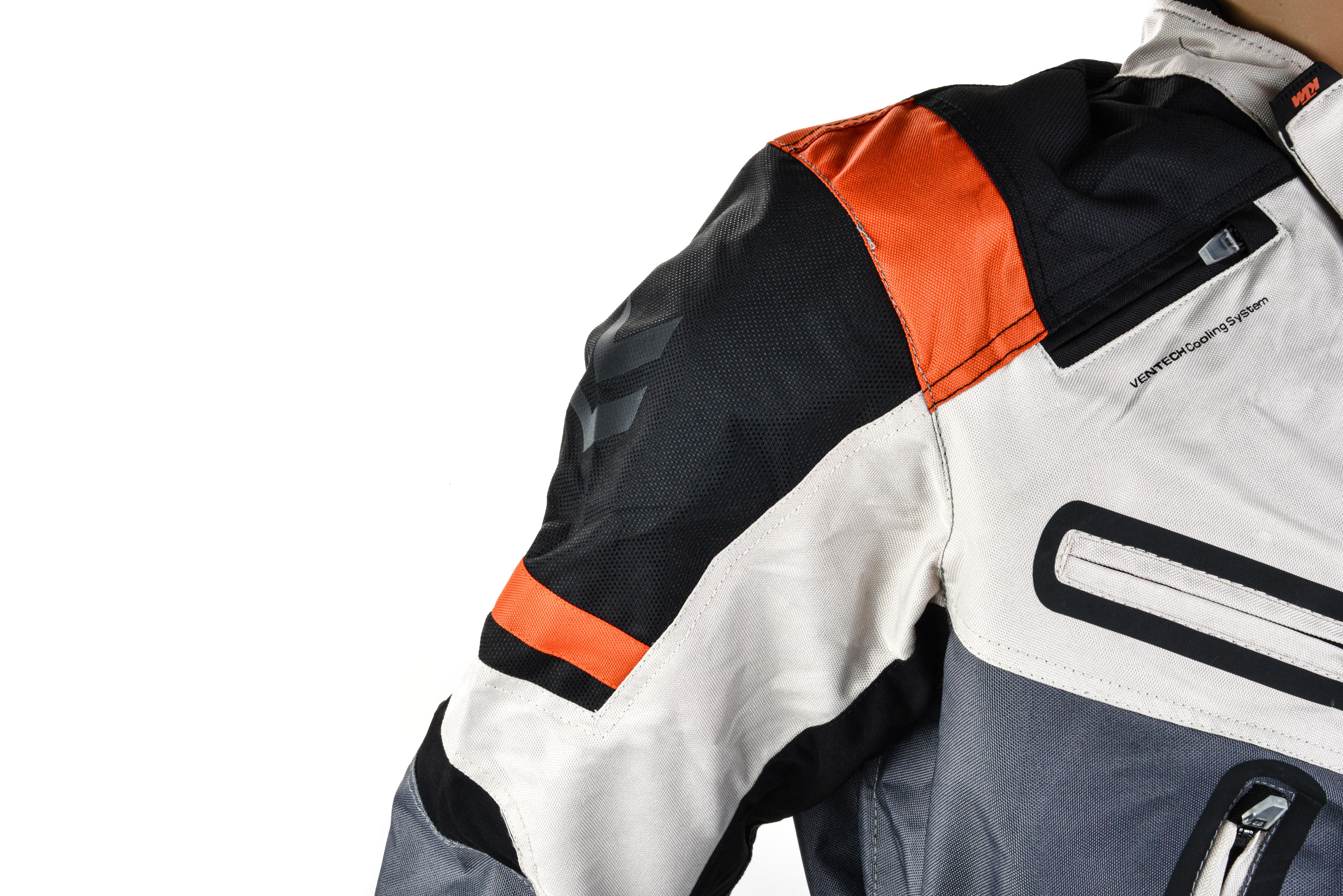 Куртка мото KTM №7 grey (текстиль) (L)