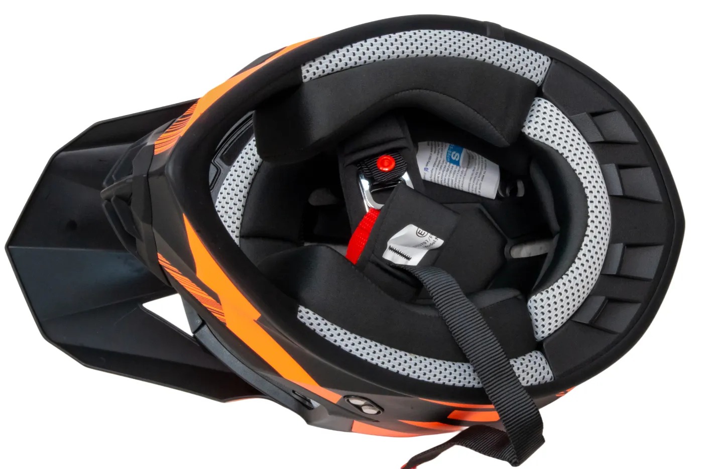 Шлем мото кроссовый GTX 633 №5 (S) BLACK/FLUO ORANGE