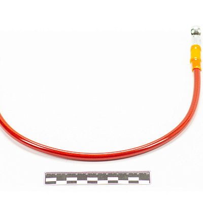 Шланг гидравлический тормозной (армированный) L= 500 d=10мм красный